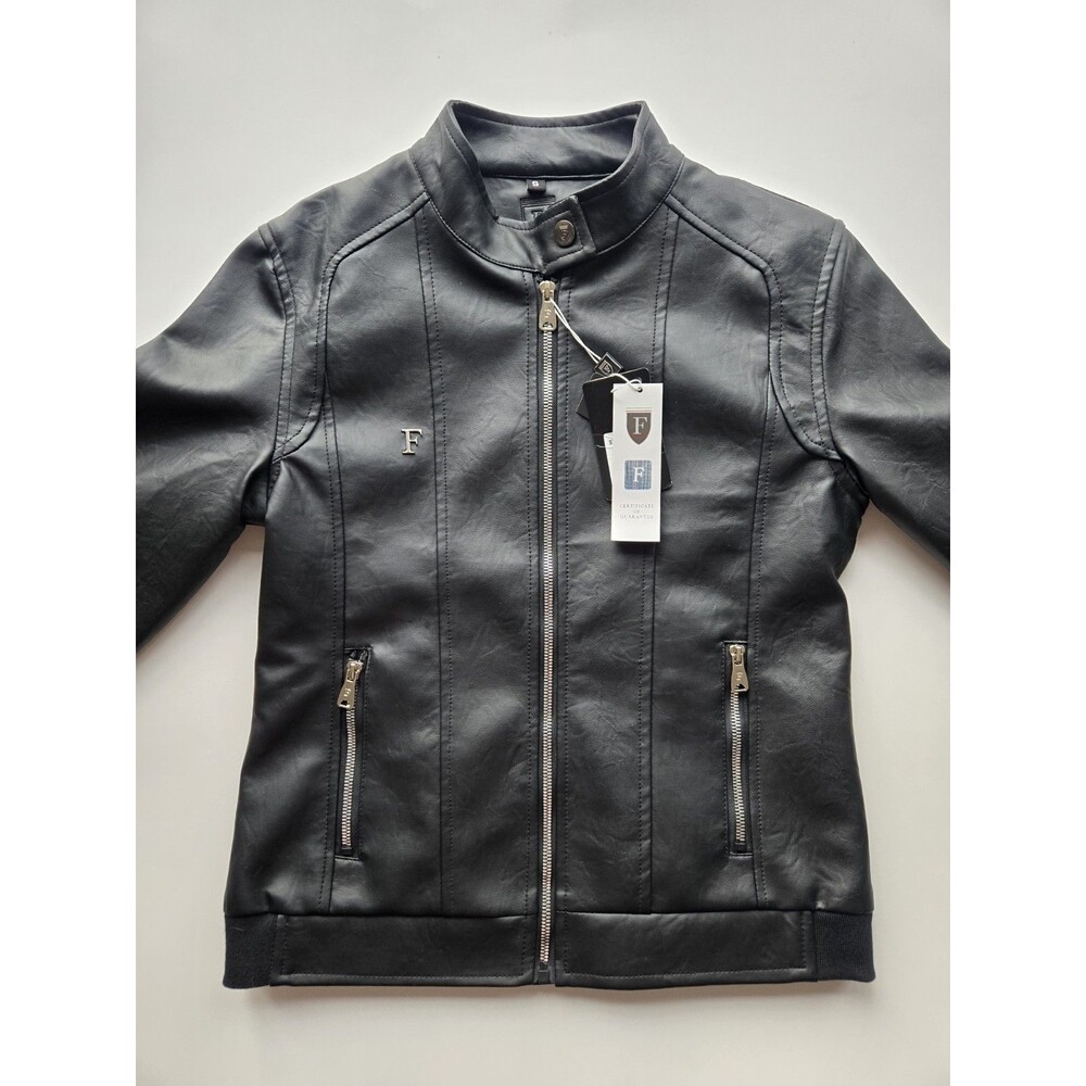 Ferrari Black Leather Jacket